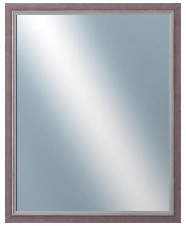 DANTIK - Zrkadlo v rámu, rozmer s rámom 80x100 cm z lišty AMALFI fialová (3117)