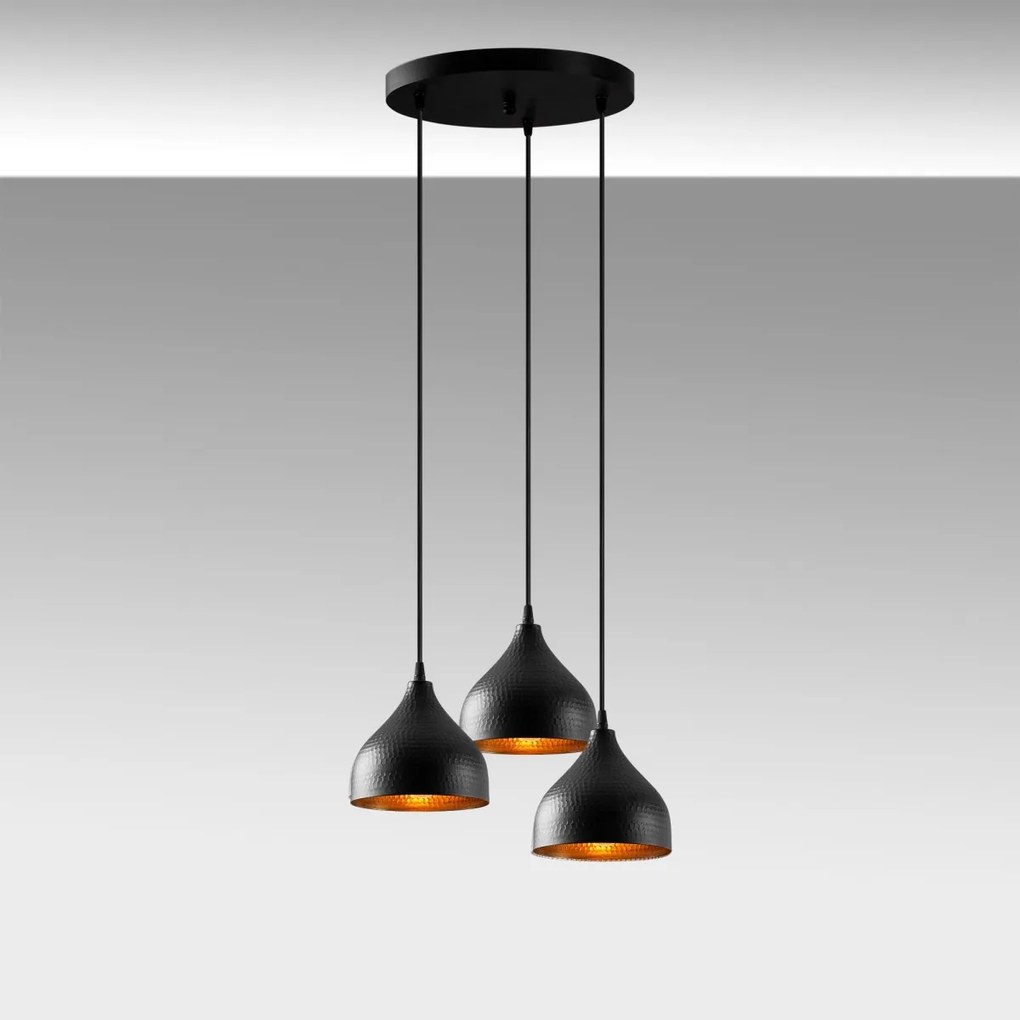 Stropné svietidlo Tattoo čierne