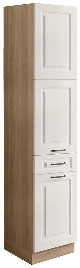Kuchynská skrinka Smart 19D Sonoma/biely Mat