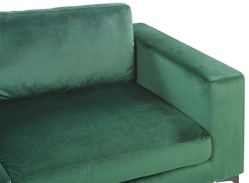 Pohovka trojsedačka VEDISO (polyester) (zelená). Vlastná spoľahlivá doprava až k Vám domov. 1019392