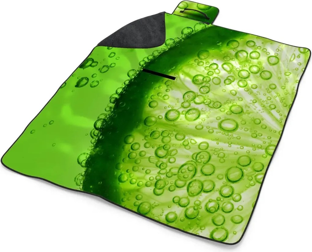 Sablio Plážová deka Limetka: 200x140 cm