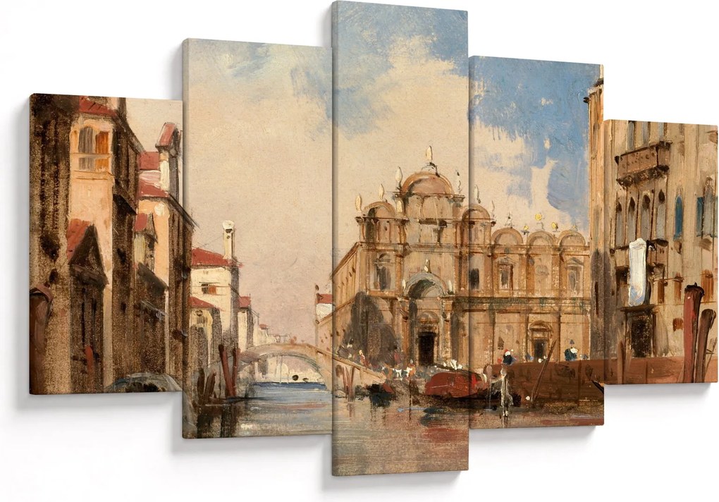 Obraz - Jules-Romain Joyant, The Scuola di San Marco, Venice, reprodukcia (150x105 cm)