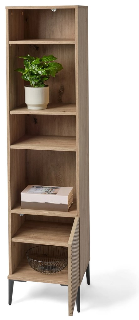 Regál »REET« s lamelovým vzhľadom