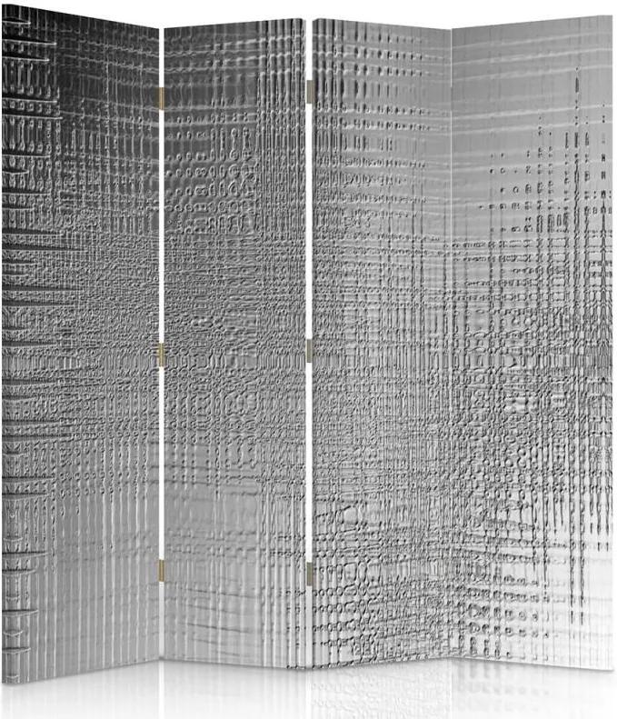 CARO Paraván - Film Effect | štvordielny | obojstranný 145x150 cm