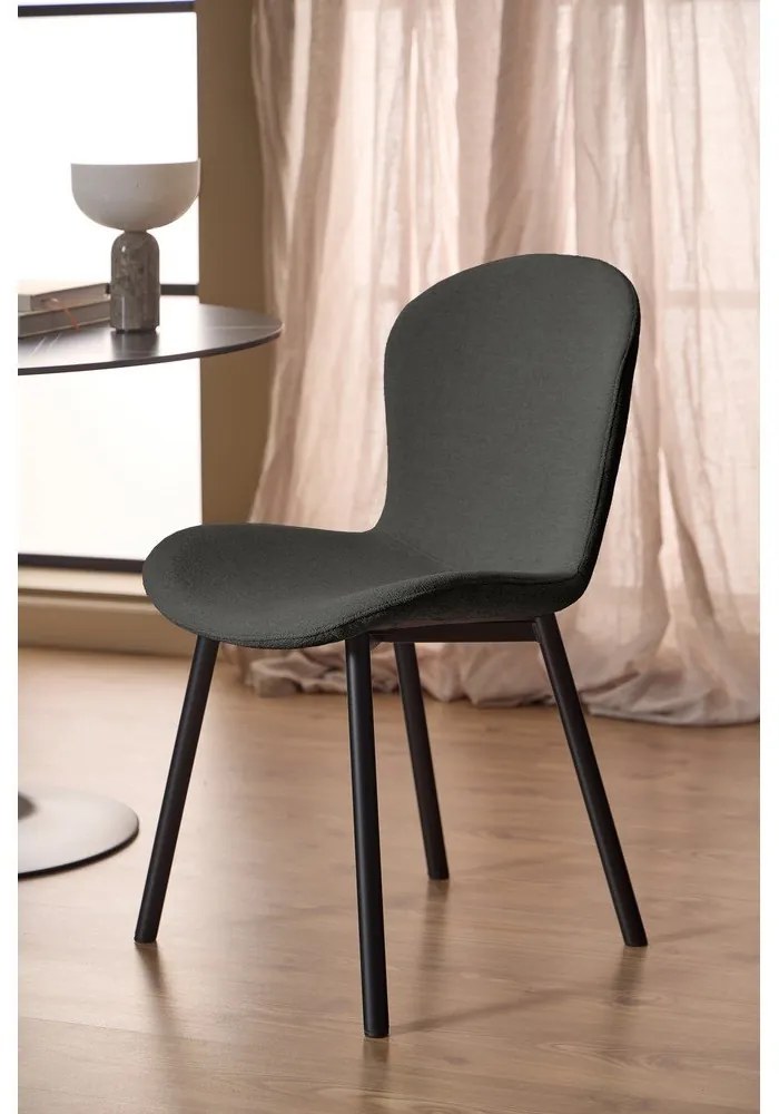 Tmavosivá jedálenská stolička Esra – Actona