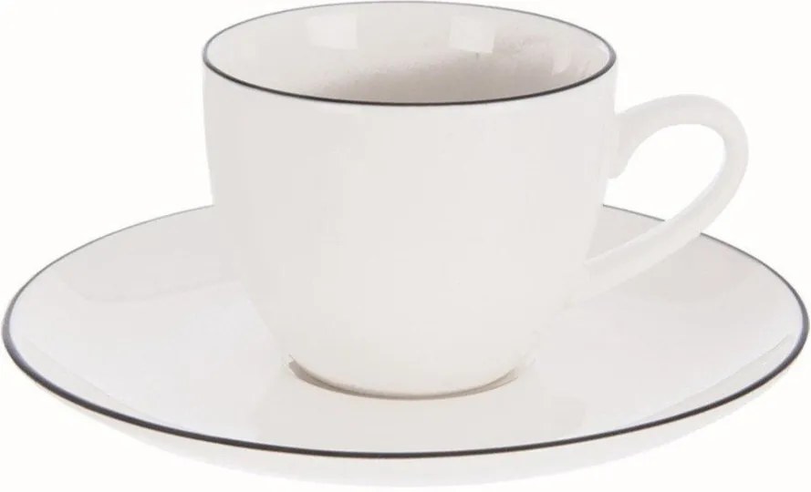 Biela porcelánová šálka na espresso 100 ml Decora – Orion
