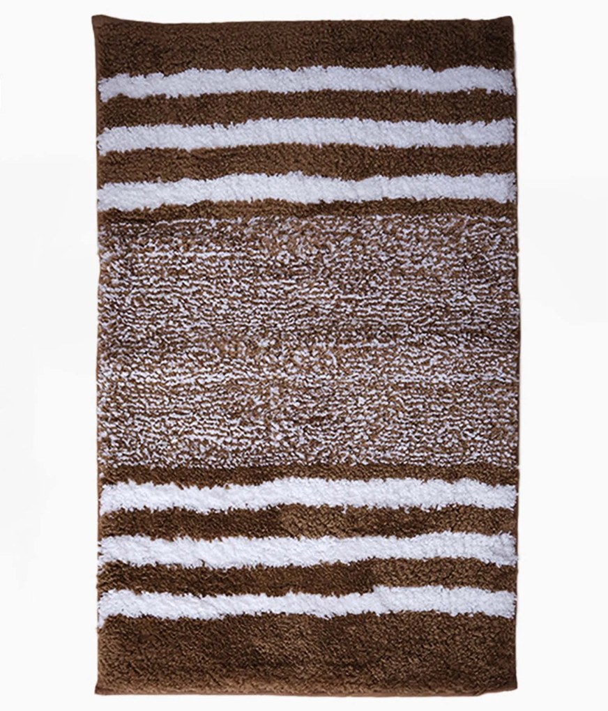 Kúpeľňová predložka 50×80 cm - Ella tmavohnedá