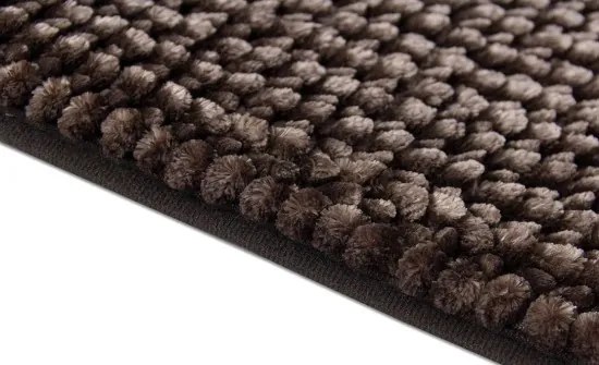 BO-MA, Kúpeľňová predložka Ella micro coffee, 50x80, hnedá, kúpeľňa