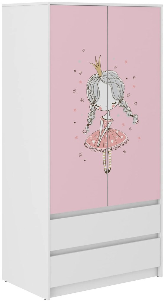 Detská šatníková skriňa B9 - PRINCEZNÁ