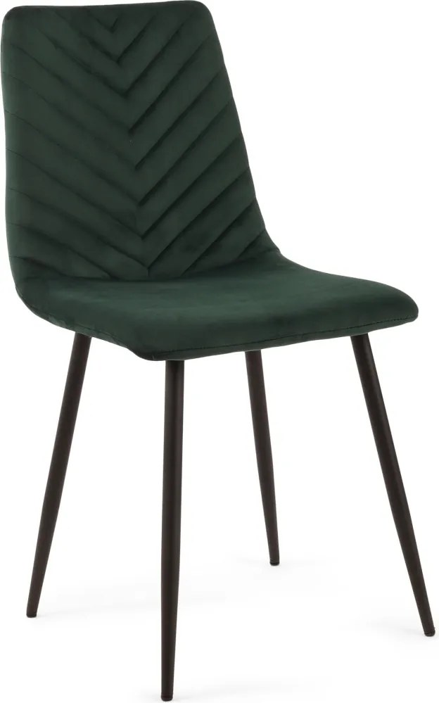 Jedálenská stolička Harry, tmavo zelená látka
