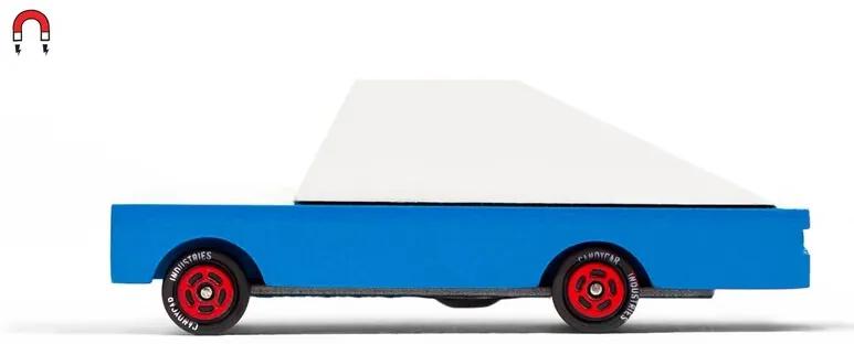 Candylab Toys drevené autíčko Candycar Blue Racer 8