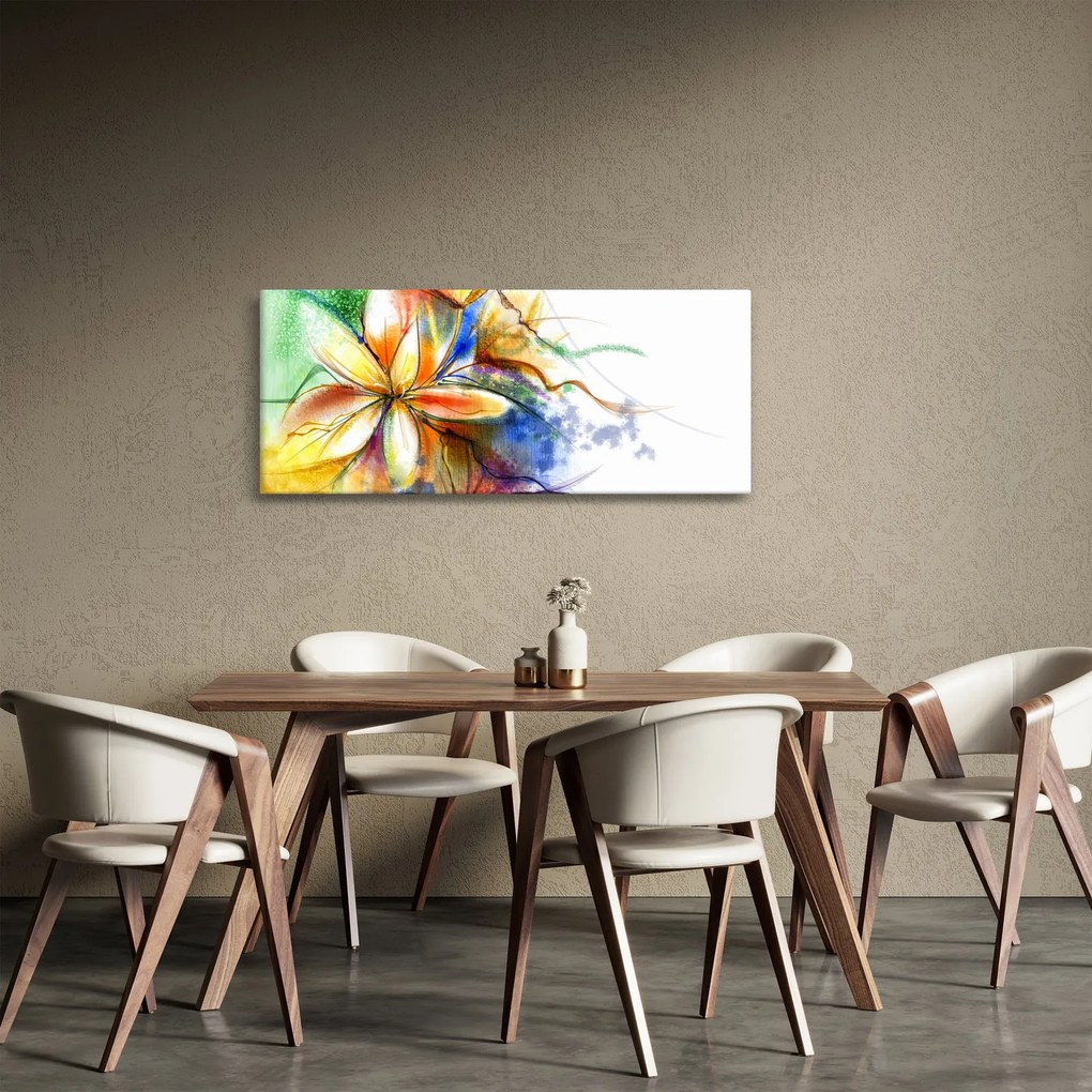 Obraz - Kvetina (120x50 cm)