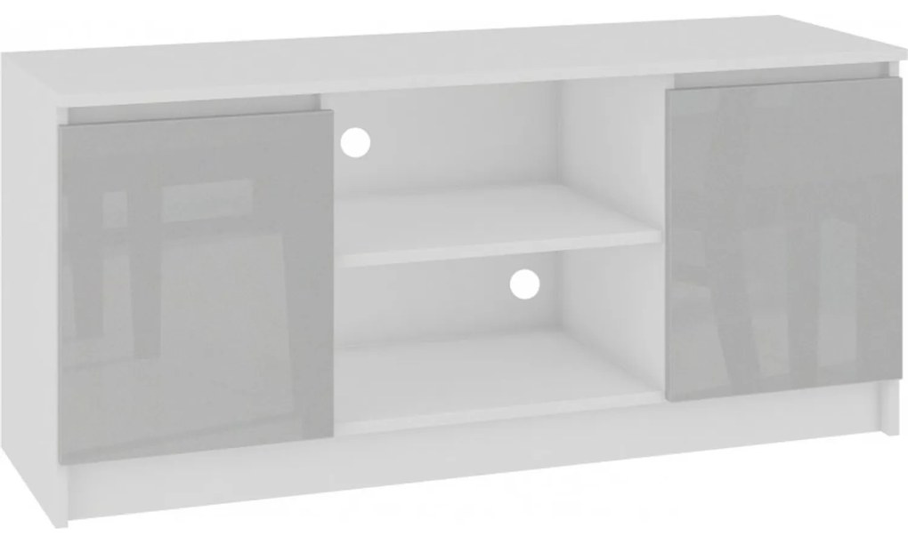 TV stolík RTV 120 lesklý metallic