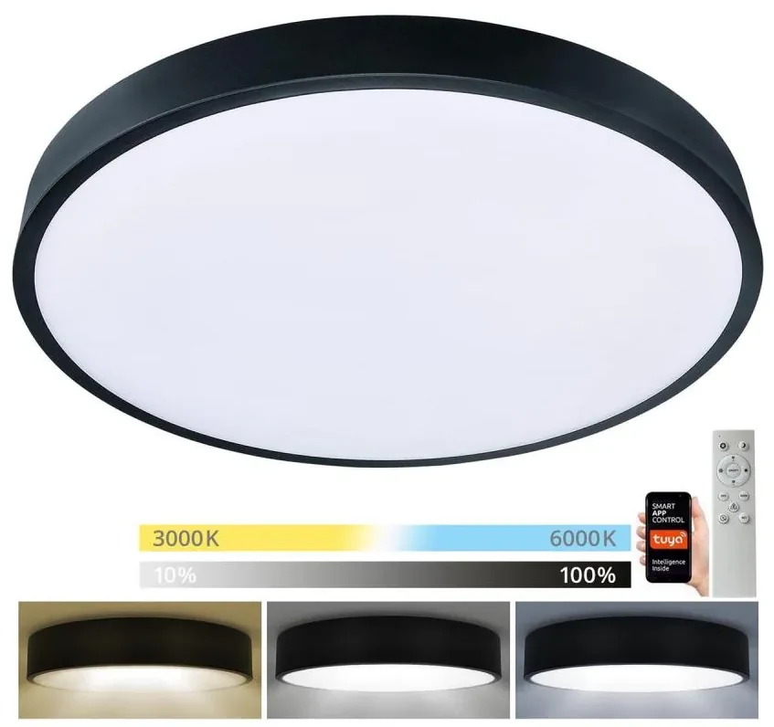 Brilagi-LED Stmievateľné svietidlo POOL SMART LED/60W/230V 50 cm Wi-Fi Tuya+DO čierna BG0675