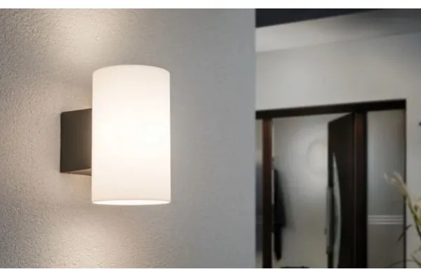 Paulmann 94186 - 1xE27/15W IP54 Vonkajšie nástenné svietidlo TUBE 230V