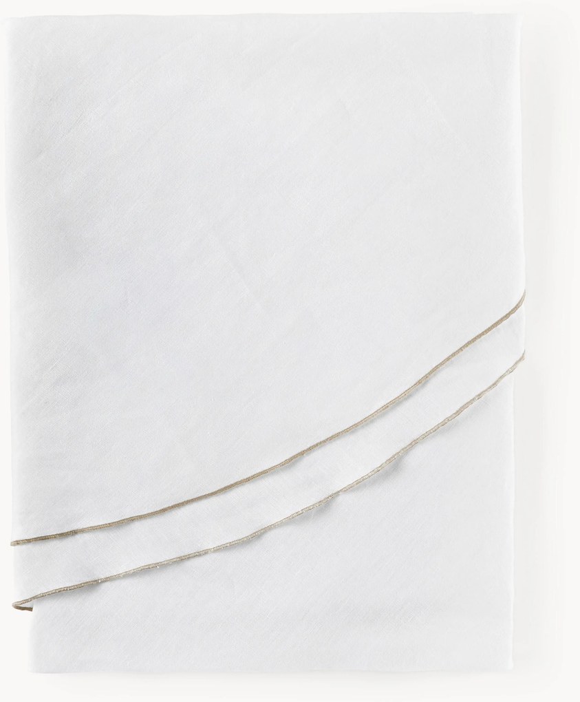 Okrúhly ľanový obrus Kennedy