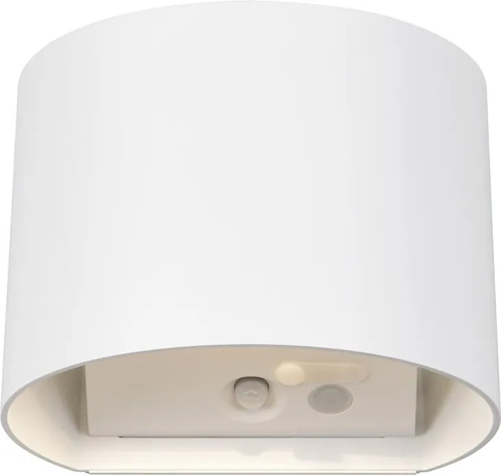 LED nástenné vonkajšie svietidlo so senzorom pohybu na USB (výška 10 cm) Genie – Trio