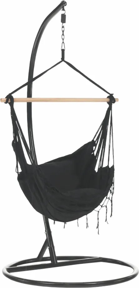 Závesné kreslo, tmavosivá, OFRAME