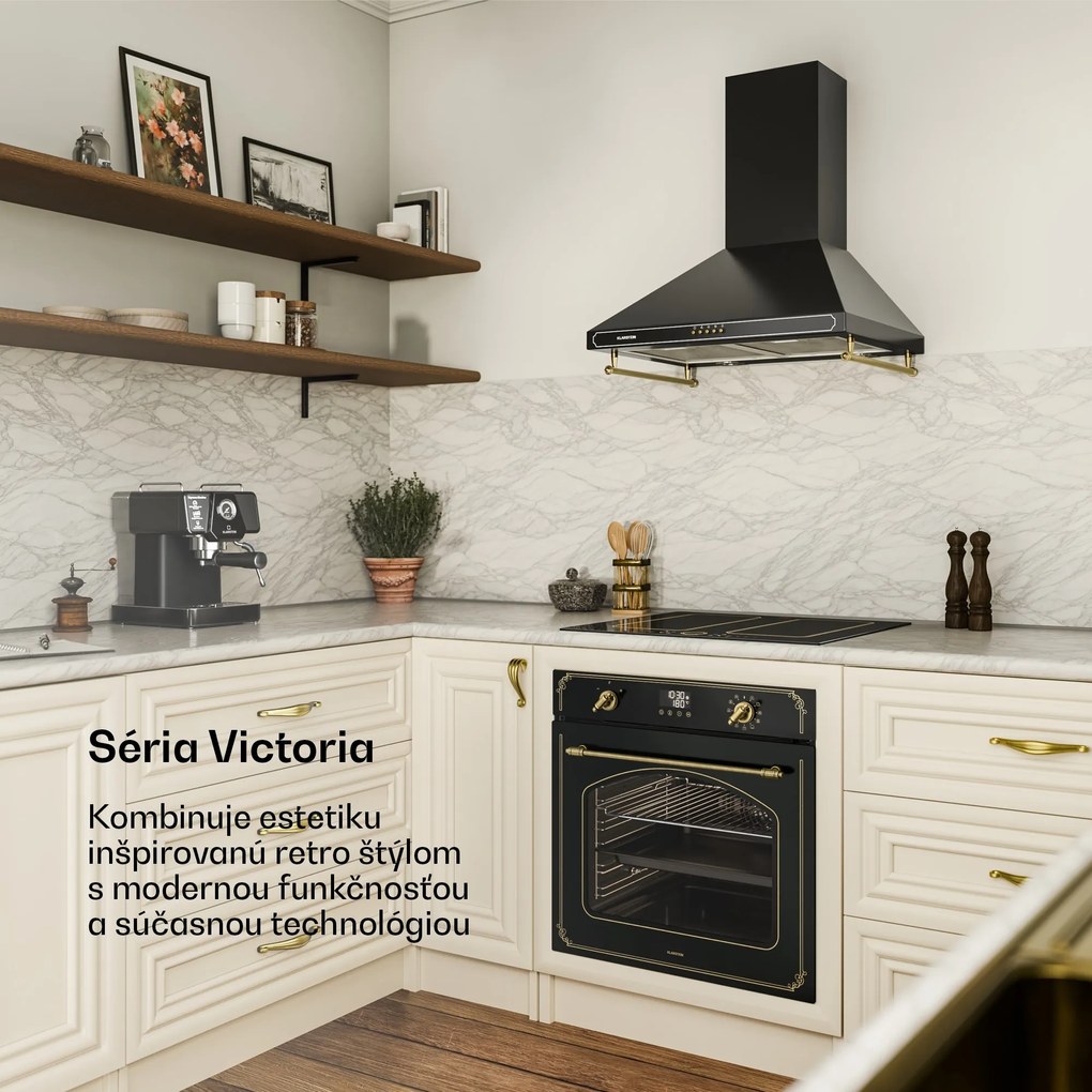 Klarstein Victoria pyro-rúra | elektrická rúra s funkciou pyrolýzy | 3150 W | 76 l | 60 cm
