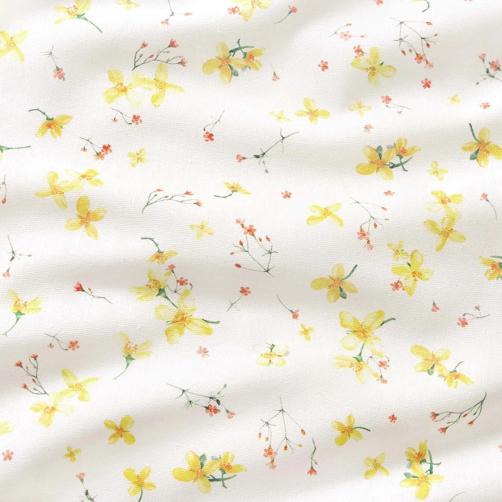 Goldea behúň na stôl valencia - kvety narcisov 50x140 cm