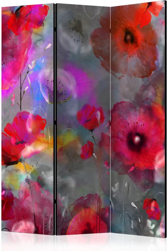 Paraván - Painted Poppies [Room Dividers] 135x172