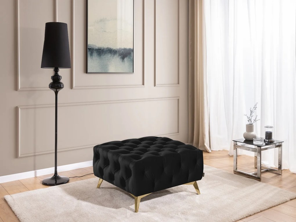 TABURET SARAH CHESTERFIELD 80 x 80 cm