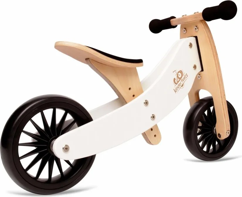 Drevené balančné odrážadlo Tiny Tot Plus 2v1 biela