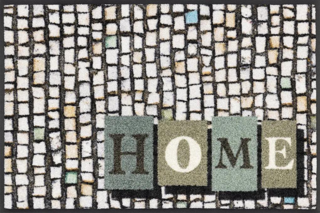 Home- sivohnedý mozaikový vzor 50x75 cm