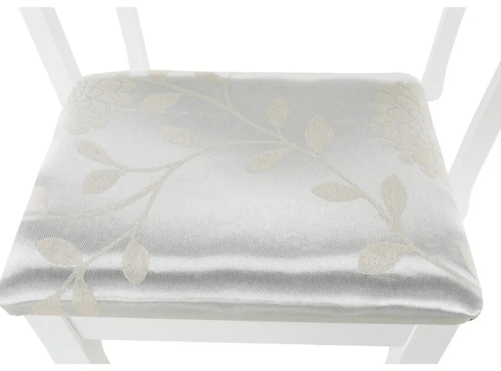 Dekoratívny stolík so stoličkou RODES NEW, biely