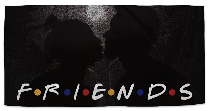Sablio Uterák Seriál Priatelia FRIENDS Bozk - 30x50 cm