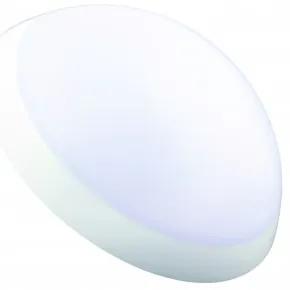 FULGUR Nástenné / stropné vonkajšie LED osvetlenie s čidlom ROMANA MAXI BN, 20W, teplá biela, 33,8 cm, okrú