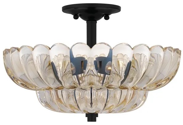 Quoizel QZ-WHITECAP-SF-M - Stropné svietidlo WHITECAP 4xE14/40W/230V pr. 39,5 cm