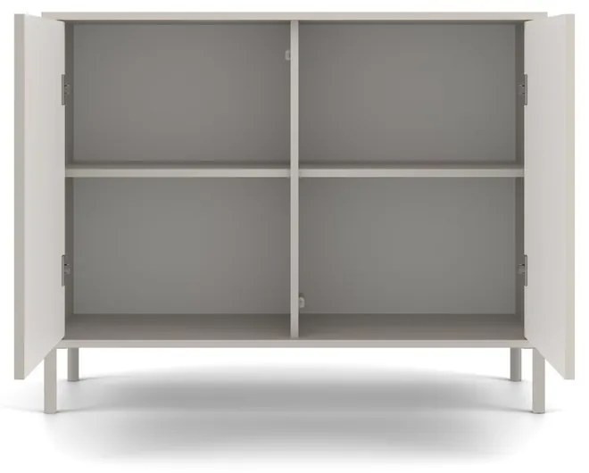 Komoda Kamaro 2D štíhla 103 cm kašmír