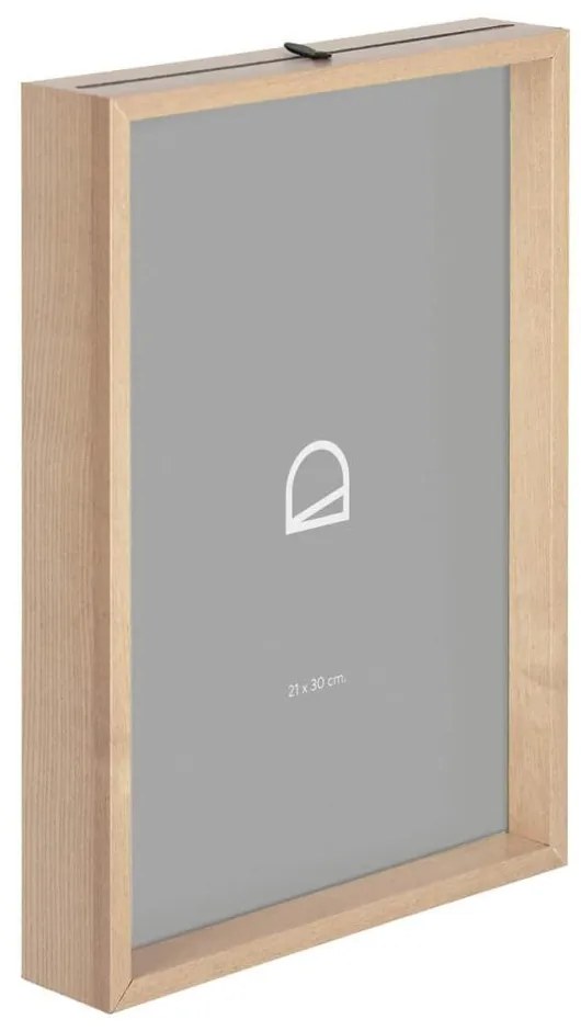 Stojací rámček v prírodnej farbe 22,5x31,5 cm Flavina – Kave Home