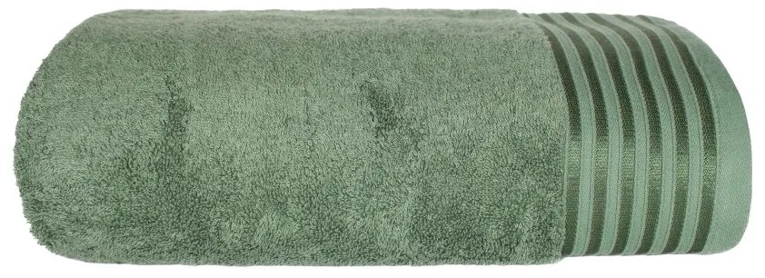 Bavlnený froté uterák s modalom VELA 50x90 cm zelený