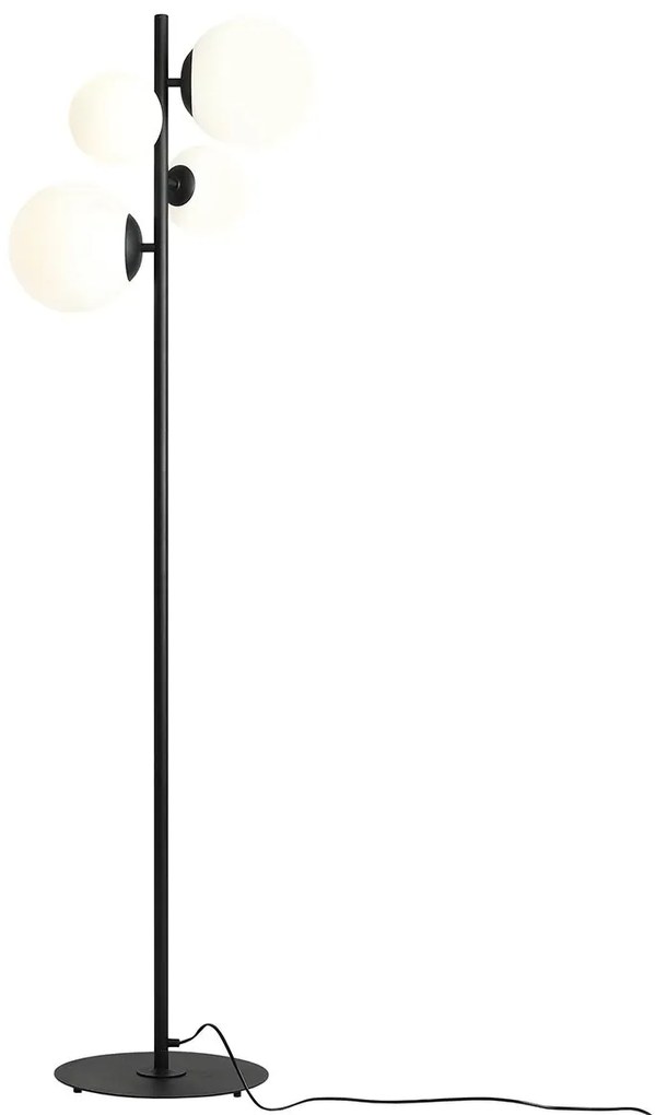 BLOOM FLOOR |Elegantná stojaca lampa Farba: Čierna