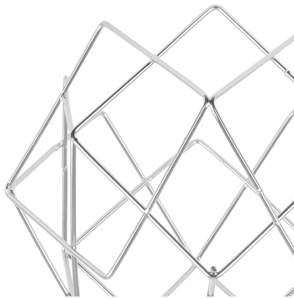 Závesné svietidlo Stella, 1x chrómové drôtené tienidlo