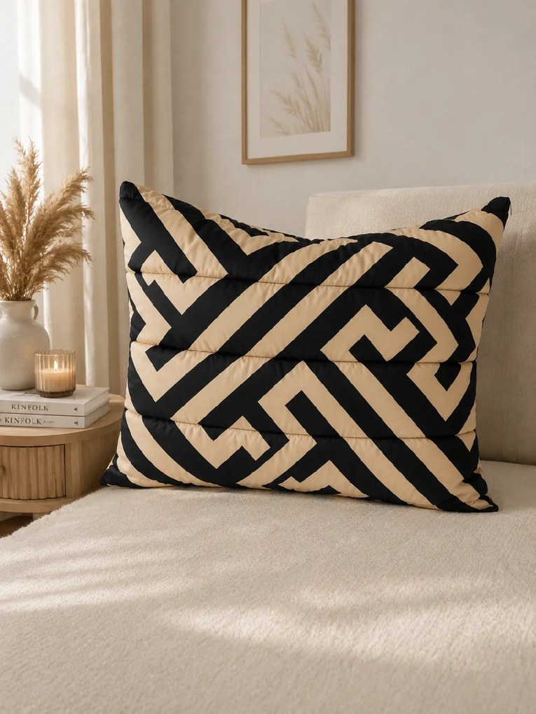 Celoročný set paplón a vankúš Labyrint 140x200 + 70x90 cm | Slovenská výroba