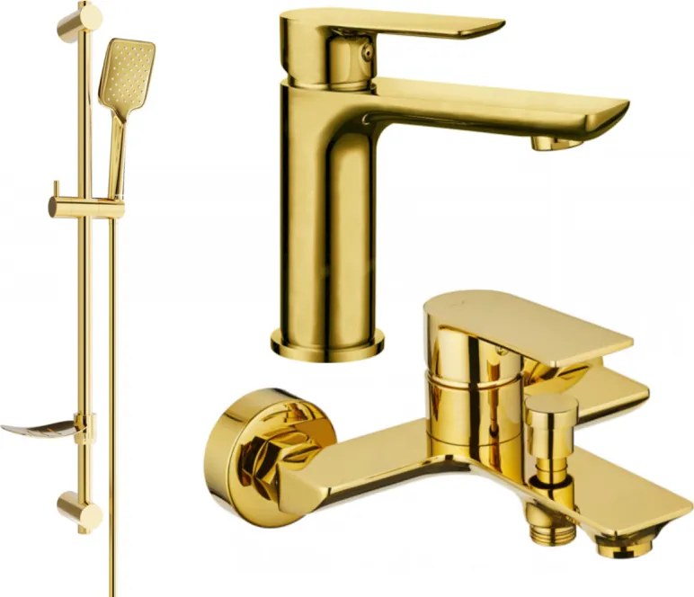 Mexen Alfa DF62 sada vaní, zlatá - 745703DF62-50