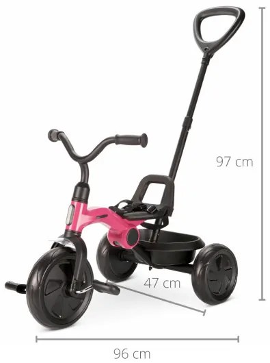 Detská trojkolka Ant Plus ružová