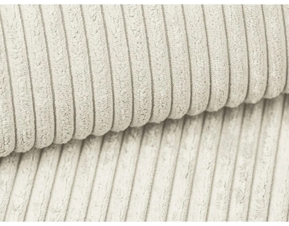 Béžová menčestrová rozkladacia pohovka 195 cm Nona – Makamii