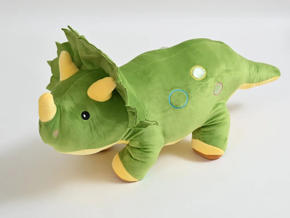 Plyšový DINOSAURUS s detskou dekou vo vnútri, zelený