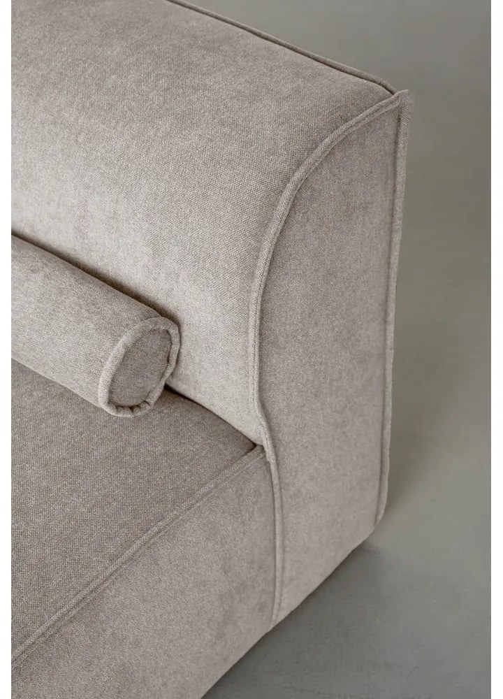 Béžový modul pohovky (ľavý roh) Flex Felix – Miuform