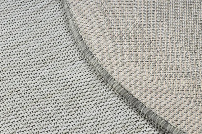 Koberec ORGANIC 2123 / krémový / sivý / naturálny