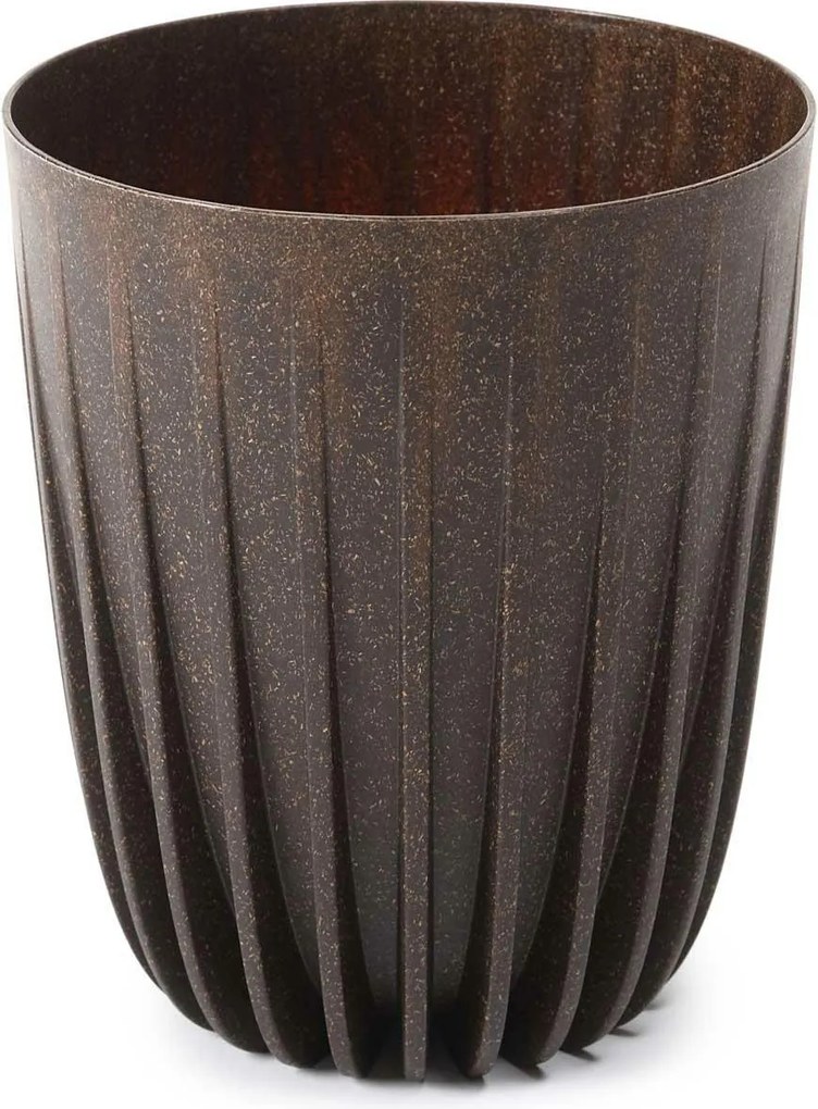 Květináč STRIPPED ECO Coffee 39x46,3 cm hnědý
