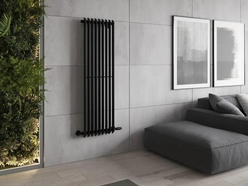 Mexen Atlanta, vykurovacie teleso 1500x460 mm, 894 W, čierna, W211-1500-460-00-70