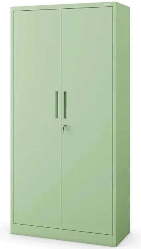 Kovová kancelárska skriňa Dawid pastelovozelená