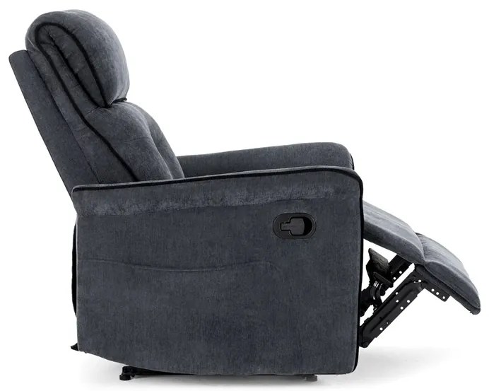 Autronic BONTEC Relaxačné kreslo, sivá, látka, TV-7054 GREY2 Farba: Hnedá
