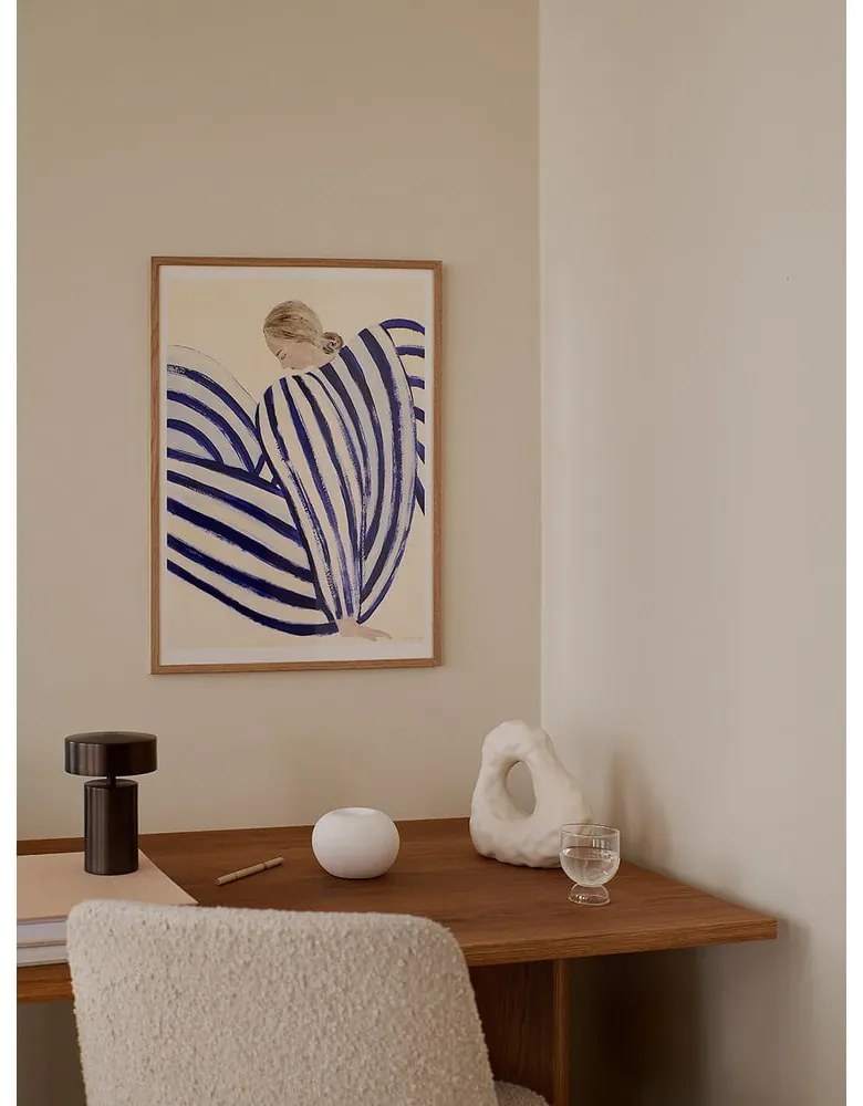 Plagát 50x70 cm Blue Stripe at Concorde – Sofia Lind – The Poster Club