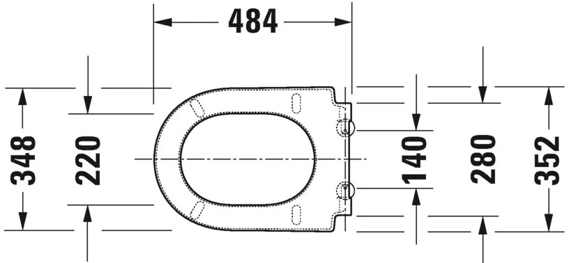 Duravit Darling New - WC sedátko, biela 0063390000